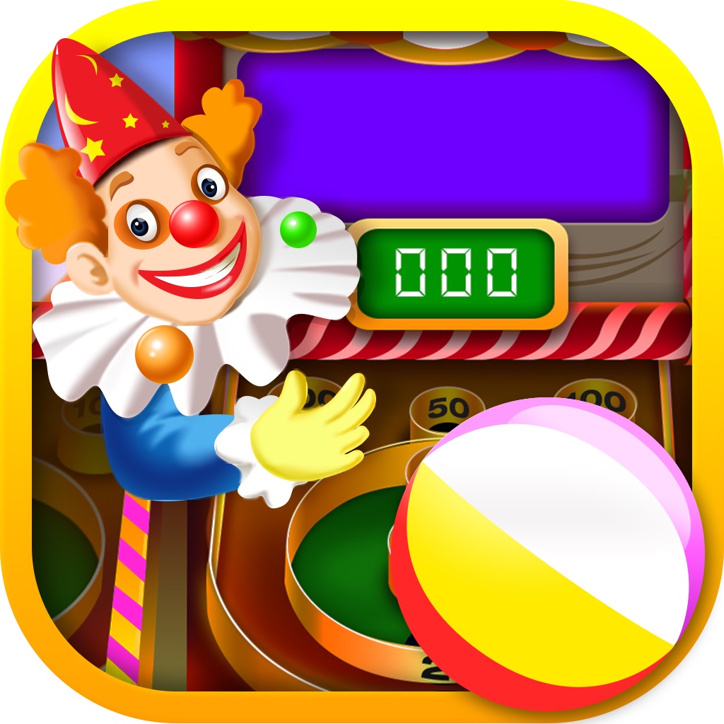 Clown Bowling PRO - Skee Ball Style Arcade Bowling Knock Down Challenge icon