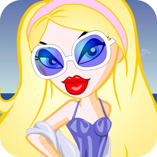 At the Beach Dress Up Icon