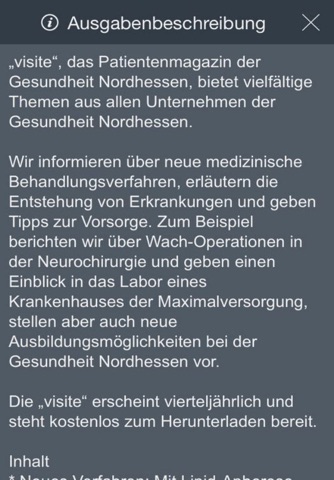 visite - das Patientenmagazin der Gesundheit Nordhessen screenshot 4