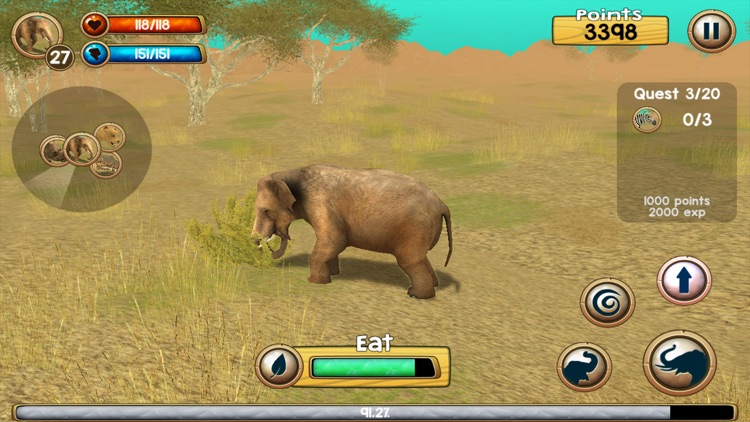 Wild Elephant Sim 3D screenshot-3