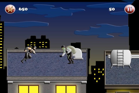 Power of the Ninja 3 - A Samurai vs Zombie Slasher Rooftop Battle FREE screenshot 2