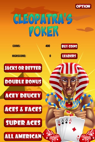 CleoPoker Casino - Ancient Gambling With FREE Video Games In App Store screenshot 2