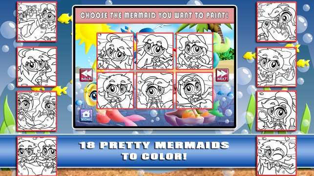 Girls Coloring World - My First Fairy Mermaid Color & Play M(圖3)-速報App