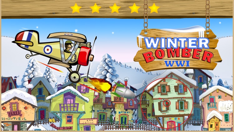 Winter Bomber Air Plane WWI - Free Version