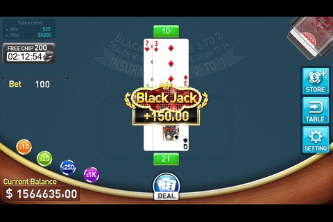 Blackjack!™ screenshot 2