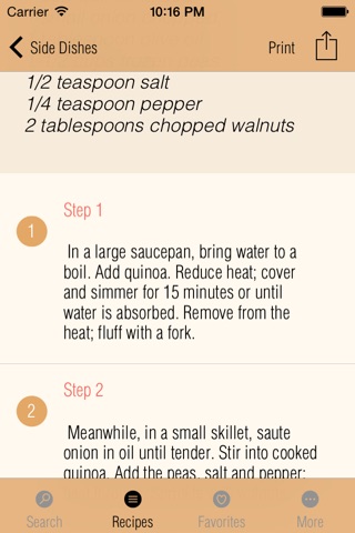 Super Quinoa Recipes Free screenshot 4