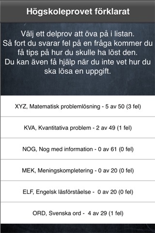 Högskoleprovet förklarat screenshot 3