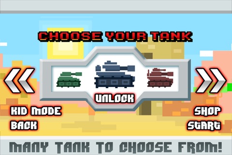 Mini Tanks Charge! : Pro Pixel Army Action Game screenshot 2