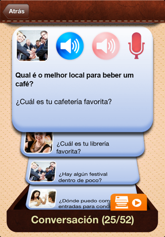 iTalk Brazilian: Conversation guide - Learn to speak a language with audio phrasebook, vocabulary expressions, grammar exercises and tests for english speakers HD screenshot 3