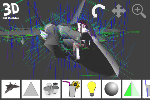 3D Kit Builder (Fighter Jet) screenshot 3