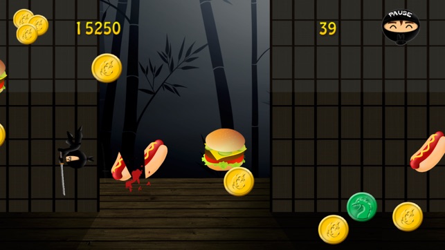 Ninja Food Fight Deluxe - A FREE Jump-ing, Hack, and Slash G(圖5)-速報App