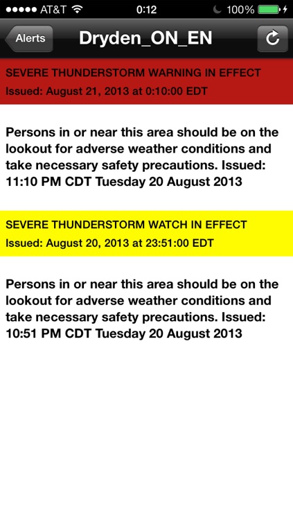 Weather Alert Ontario 2 screenshot-3