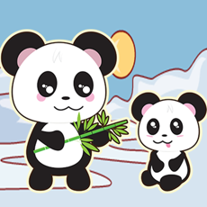 Activities of Panda Bear and Animal Coloring Book
