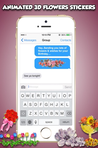 Animated 3D Flower Emojis screenshot 2