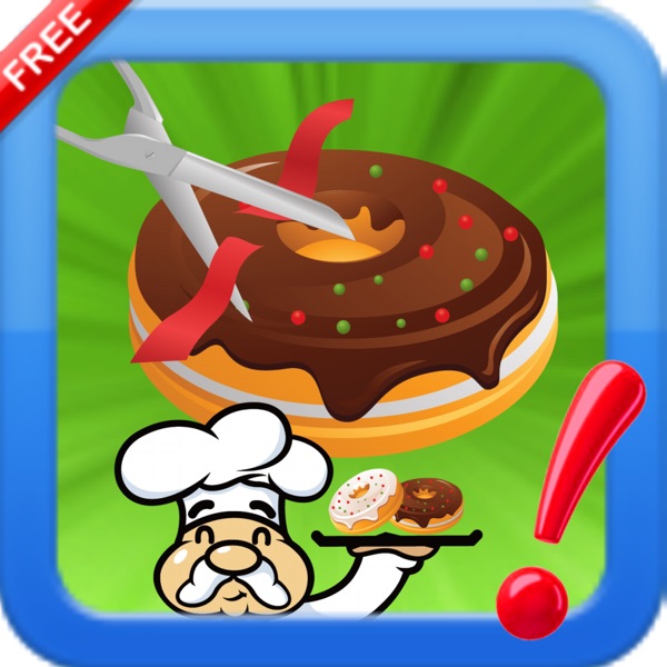 CUT THE DONUTS YUMMY : SLICE ROPE TO BAKE BAKERY COOKING CHEF