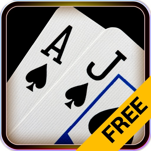 Ace Vegas Blackjack Casino Card Game Icon