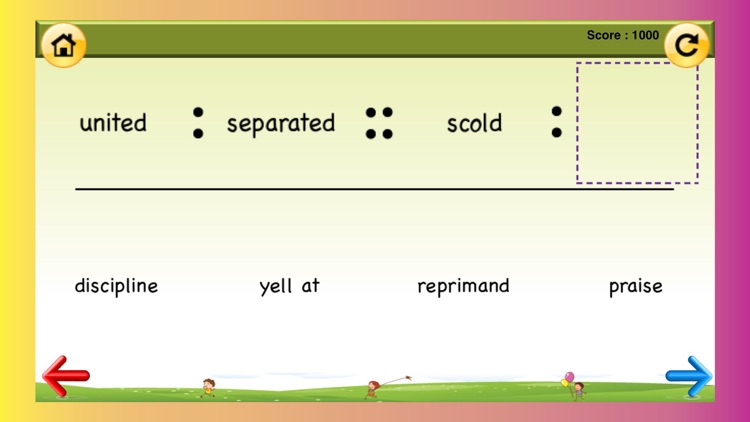 4th Grade Word Analogy for Classrooms and Home Schools screenshot-4