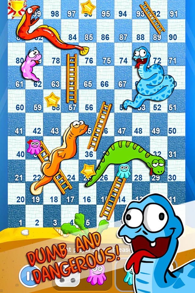 Snakes and Ladders in Aquarium FREE screenshot 2