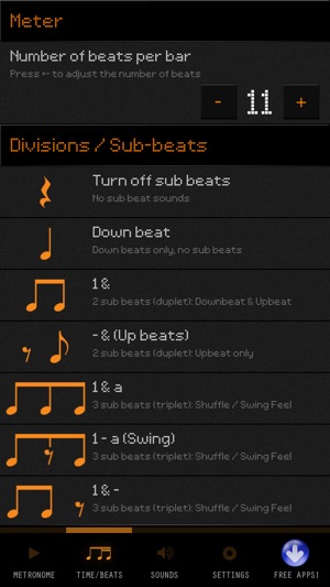 SimpliMET - Accurate Digital Metronome with Acoustic Sounds (圖4)-速報App