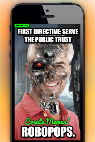 Robotify: Turn yourself into a Robot or Cyborg screenshot 2