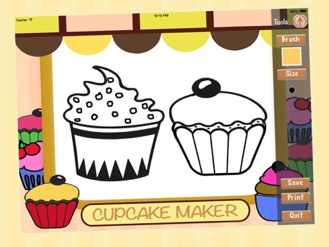 My Cupcake Maker - Free Color Cake Book Saga screenshot 4