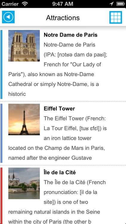 Paris offline map, guide & hotels screenshot-3