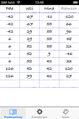 Punktezähler screenshot 3
