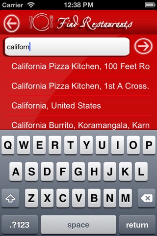 Find Restaurants screenshot 2