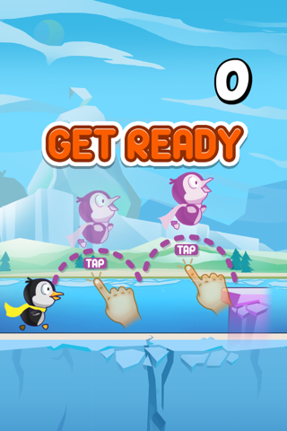 Adventures in Ice World - Happy Hoppy Penguin screenshot 2