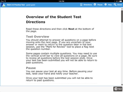 WDPI Badger Exam Secure Browser screenshot 4