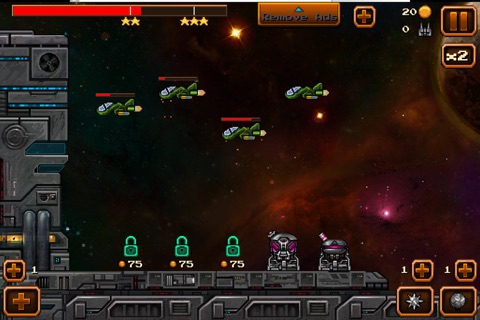 Base Under Attack! - Retro Style Space TD Arcade Game screenshot 2