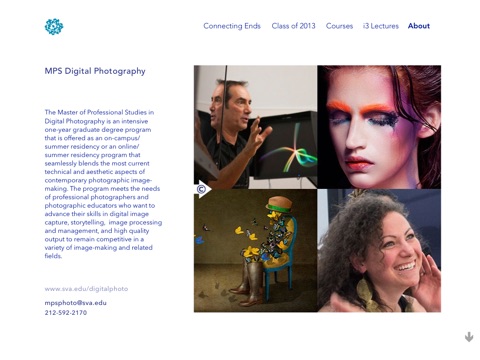 SVA Masters in Digital Photography screenshot 2