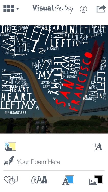 Visual Poetry - Word Collage