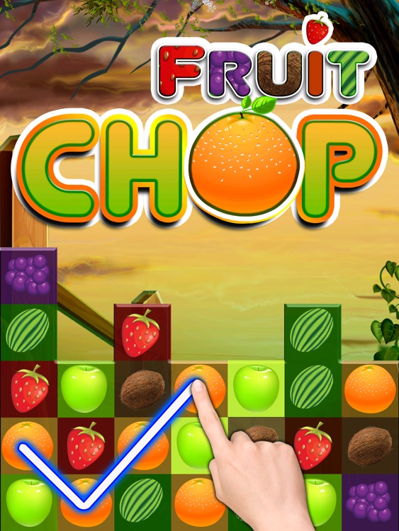 Fruit Chop - Cut The Falling Fruitris Blocks