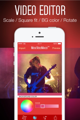 Music Video Maker Free - Add and Merge Background Musics to Videos for Instagram screenshot 3