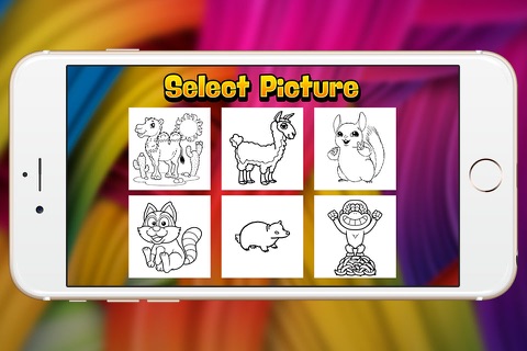 cute wild animal coloring book chinchilla show for kid screenshot 2