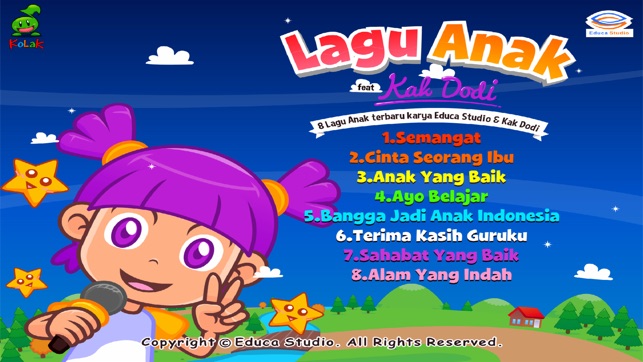 Aplikacja Lagu Anak Terbaru Gratis w App Store