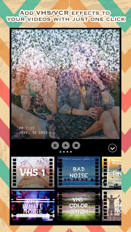 VCR Camcorder - Add Retro Camera and VHS Camcorder Effect to Video for Instagram