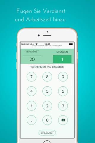 Calculate My Tips - Track your hourly rate and  salary, income and wages screenshot 3