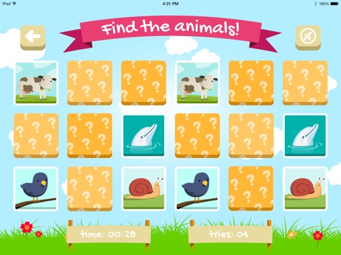 Memoire - Find the Animals ! screenshot 2