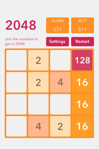 2048 Addictive New Puzzle Game for Kids Girls and Boys screenshot 2