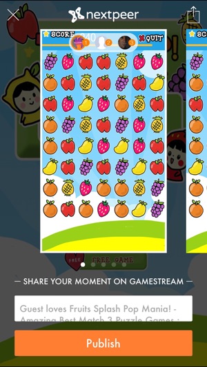 Fruits Splash Pop Mania! - Amazing Best Match 3 Puzzle Games(圖5)-速報App