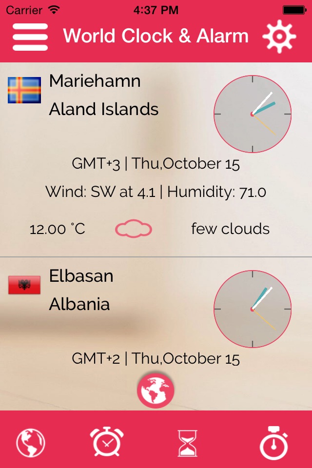 World Clock: Multiple Alarm, Stopwatch, Timer screenshot 4