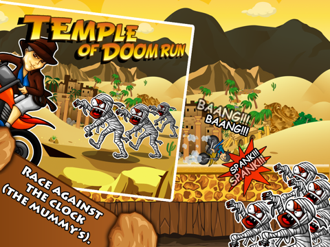 Mountain of Doom HD for iPad - Top Free Motorbike Racing Game screenshot 3
