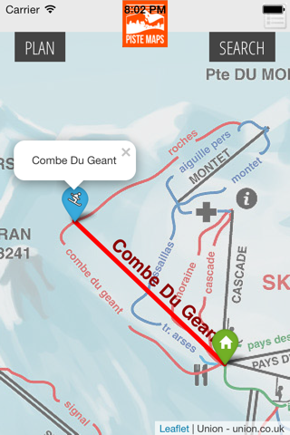 Piste Maps: L'espace Killy ( Val d'Isère, Tignes) screenshot 2