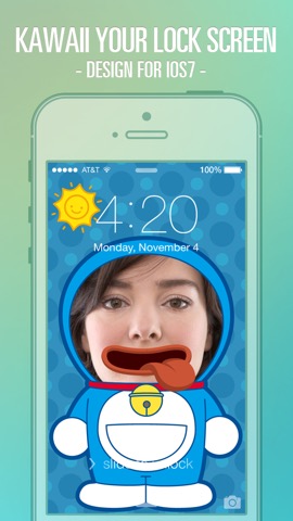 Pimp Lock Screen Wallpapers Pro - Cute Cartoon Special for iOS 7のおすすめ画像2