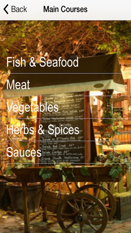 French Menu