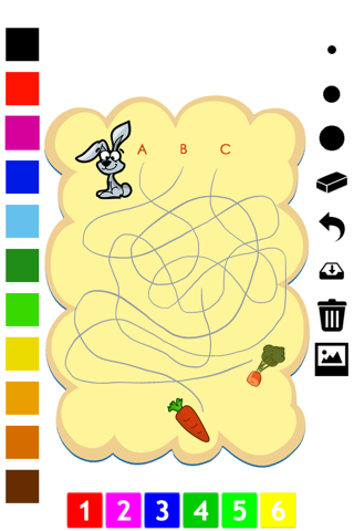 Labyrinth Learning games for children age 3-5: Help the animals to find their way through the maze screenshot 2