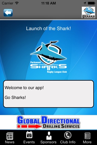 Parkwood Sharks Rugby League Club screenshot 2