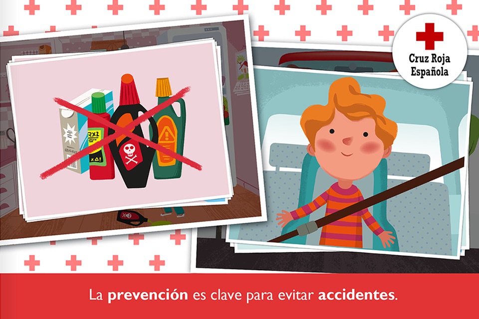 CRUZ ROJA - Prevención de accidentes y primeros auxilios para niños y niñas screenshot 2
